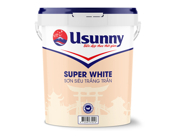 Sơn Nội Thất Siêu Trắng Trần Usunny - 18L