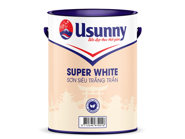 Sơn Nội Thất Siêu Trắng Trần Usunny